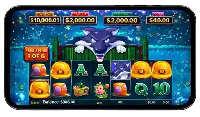 mobile screenshoot im Huff N Even More Puff Slot