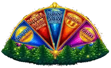 Wheel Feature im Huff N More Puff Slot