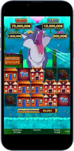 Huff N Even More Puff Wolf Mansion Bonus