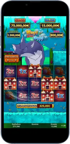 Huff N Even More Puff Multiplikator Gewinne